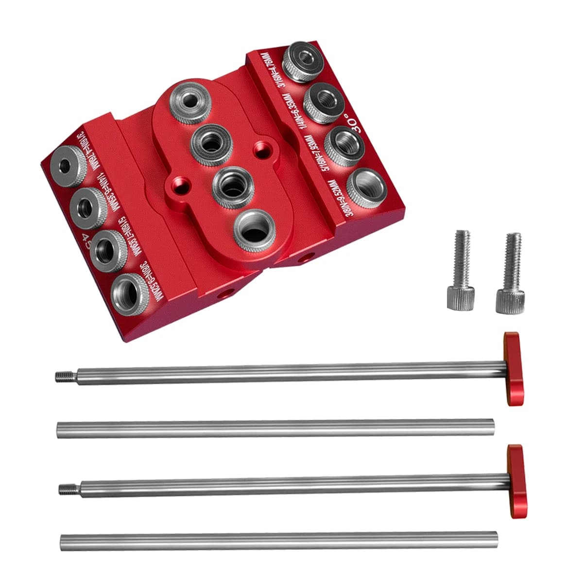 Višekutni aluminijski set za džepne rupe (Pocket Hole Jig)