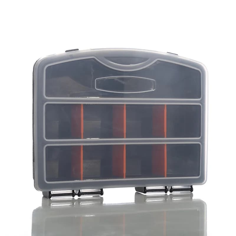 Vodootporni organizator dijelova s više pregrada 19x15x4cm