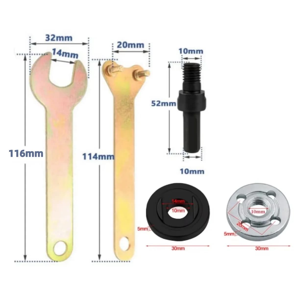 Adapter 10mm bušilica u kutnu brusilicu - spojna osovina