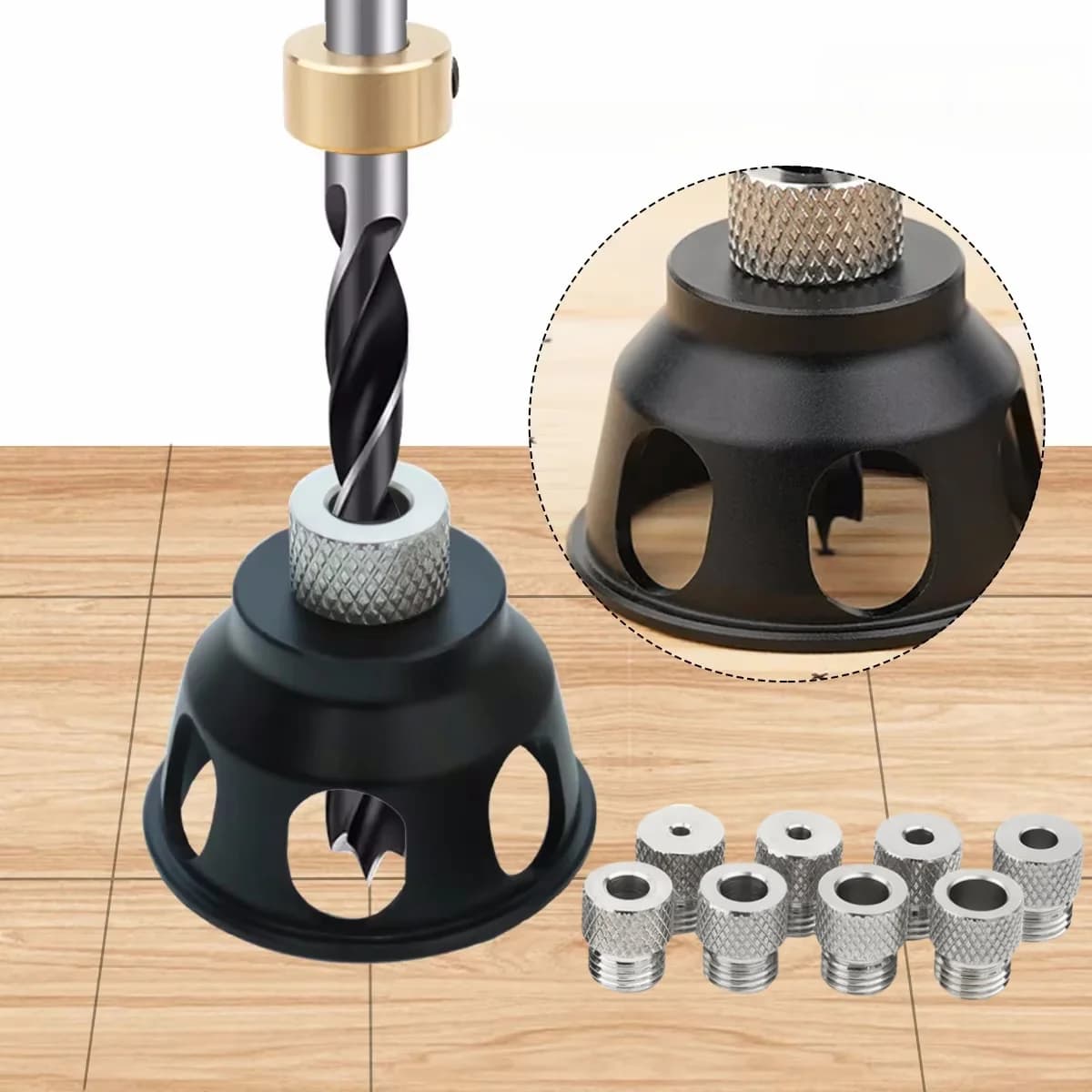 Okomiti aluminijski set za bušenje čepova 3-10mm