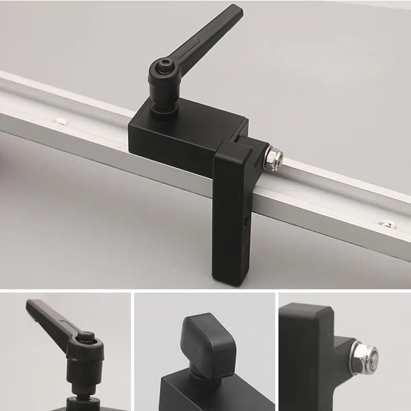 Aluminijski klizač za T-track sustav s graničnikom